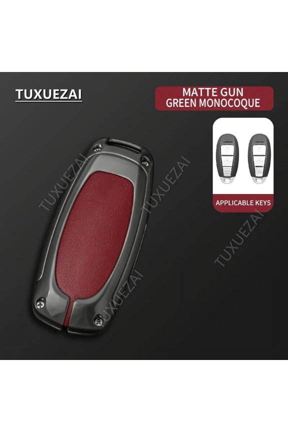 For Suzuki A key case Baleno Ertiga Ciaz Ignis Kizashi Swift SX4 S-cross Zinc alloy Car Smart Key Cover Case Protector Keychain