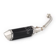For Suzuki Burgman 400 2006 to 2016 Skywave 400 AN400 Escape Slip-on Motorcycle Exhaust Muffler With Header Link Pipe