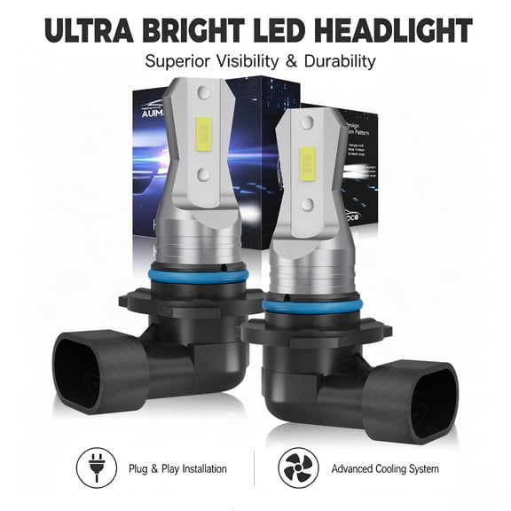 For Suzuki Ciaz 2018 2x 9005 LED Headlight High Beam Bulbs Cool White Super Bright