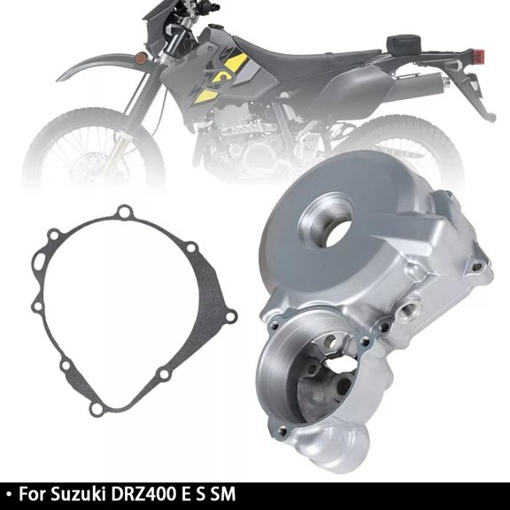 For Suzuki DRZ400 E S SM Left Side Engine Stator Magneto Cover Case w/ Gask LH