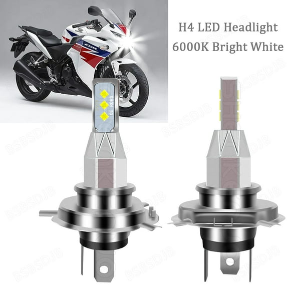 For Suzuki GSX600F Katana 600 1988-2006 H4/9003 LED Headlight White Bulbs
