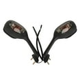thumbnail image 1 of For Suzuki GSXR 1000 600 750 Rearview Mirrors Built-in Turn Signal, Black Clear Rear View and Safety Mirrors, 1 of 6