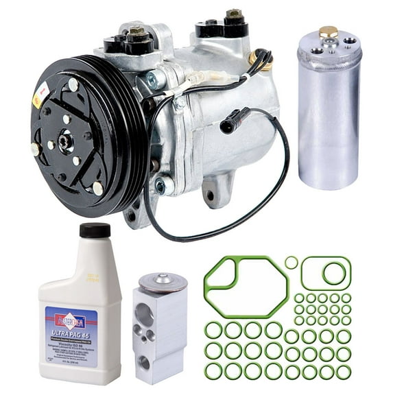 For Suzuki Grand Vitara 1999 2000 OEM AC Compressor w/ A/C Repair Kit - BuyAutoParts