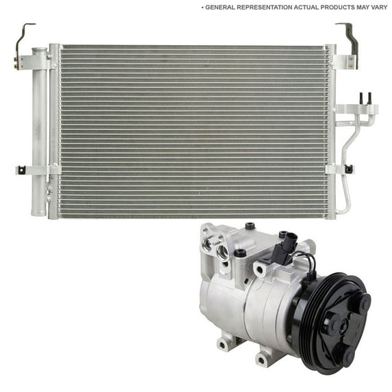 For Suzuki Grand Vitara 2009-2013 OEM AC Compressor w/ A/C Condenser & Drier - BuyAutoParts