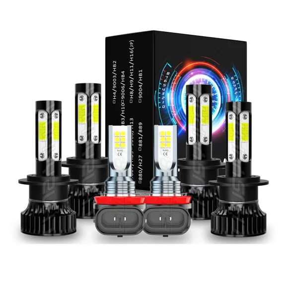 For Suzuki Kizashi GLS S SE Sedan 4-Door 2010-2016 LED Headlight Fog Light Bulbs
