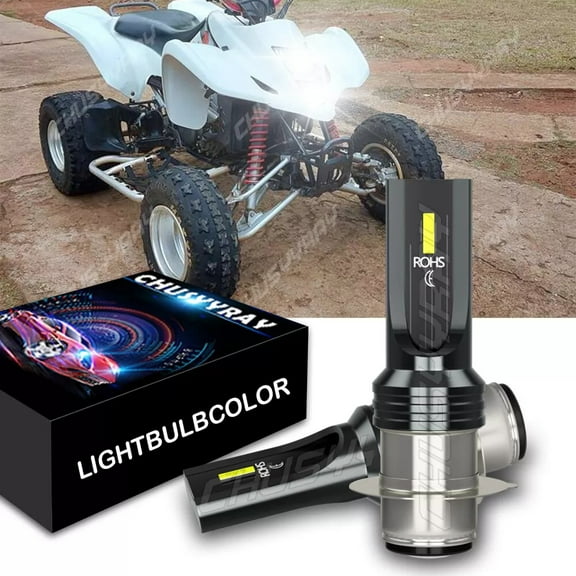 For Suzuki LTZ 400 Z400 QUADSPORT 200308 H6M LED HeadLight Bulbs 6000K White 2 Pack