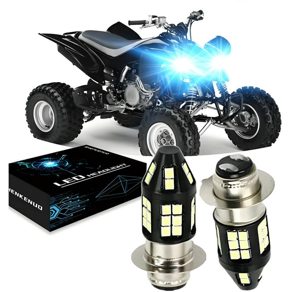 For Suzuki Quadrunner 250 1987-2002 H6M LED Headlight Bulb,8000K Ice Blue,Pack of 2