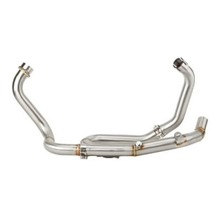 45/48/50/53mm Universal Motorcycle Exhaust Front Header Mid