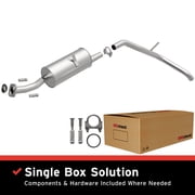 BRExhaust OE Replacement Exhaust System Kit 106-0223 Compatible with 1985-1985 Suzuki SJ413 1.3L, 1986-1995 Suzuki Samurai 1.3L