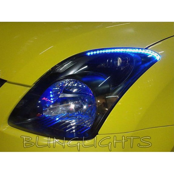 For Suzuki Swift LED DRL Light Strips for Headlamps Headlights Head Lamps Day Time Running Sport Lights