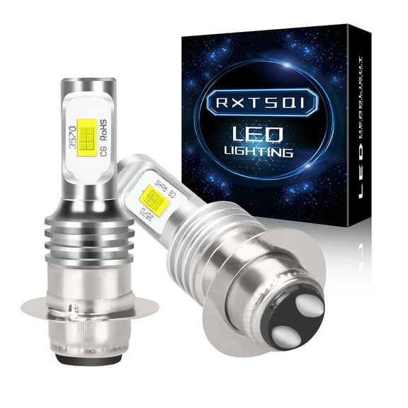 For Suzuki Vinson 500 2002-2005 2006 2007 LED Headlight Kit H6 6000K White Bulbs