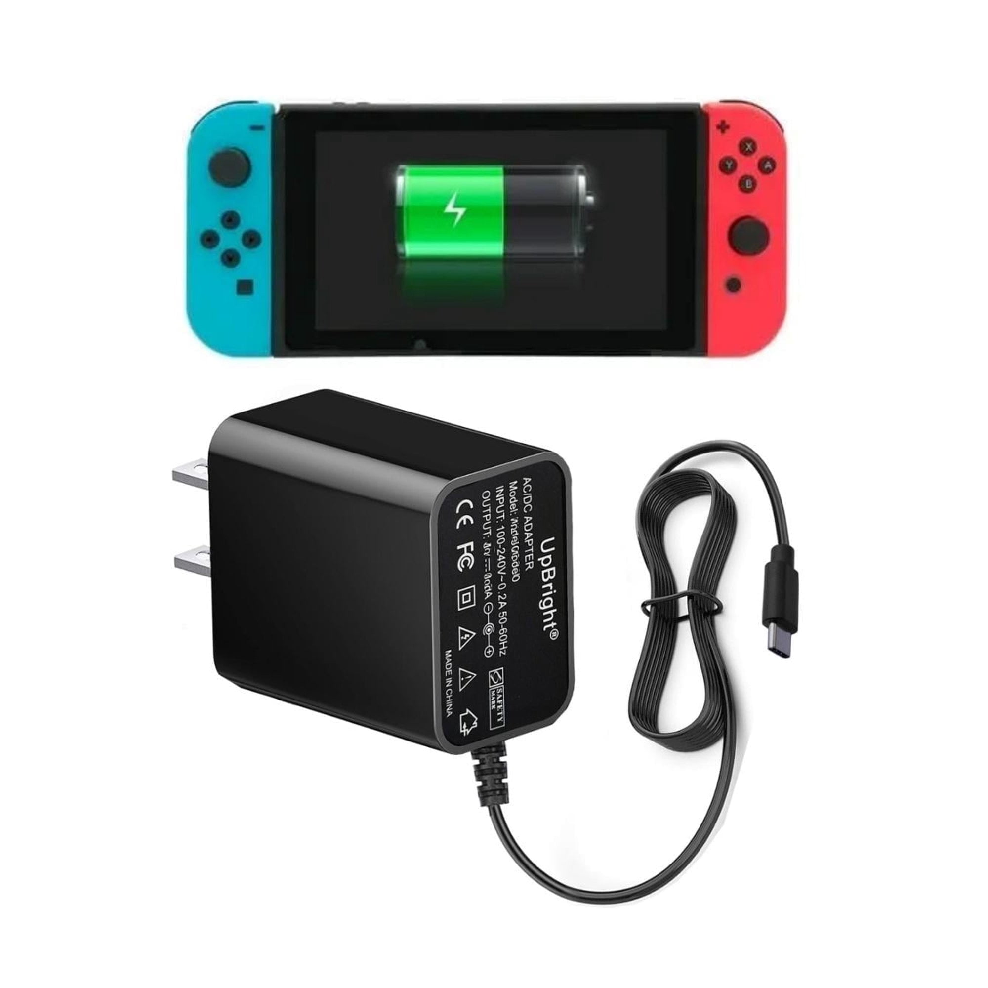 Huajiang Tech Fast Travel Wall Charger for Nintendo Switch Light