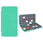 For Switch Game Case Holder for Switch 2 2025 Cartridge Case with 24 Game Card Slots & 48 Micro SD Card Slots, Hard Shell, Silicone Lining A