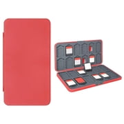 For Switch Game Case Holder for Switch 2 2025 Cartridge Case with 24 Game Card Slots & 48 Micro SD Card Slots, Hard Shell, Silicone Lining B