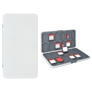 For Switch Game Case Holder for Switch 2 2025 Cartridge Case with 24 Game Card Slots & 48 Micro SD Card Slots, Hard Shell, Silicone Lining D