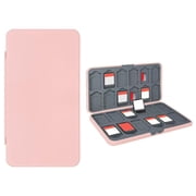 For Switch Game Case Holder for Switch 2 2025 Cartridge Case with 24 Game Card Slots & 48 Micro SD Card Slots, Hard Shell, Silicone Lining F