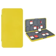 For Switch Game Case Holder for Switch 2 2025 Cartridge Case with 24 Game Card Slots & 48 Micro SD Card Slots, Hard Shell, Silicone Lining G