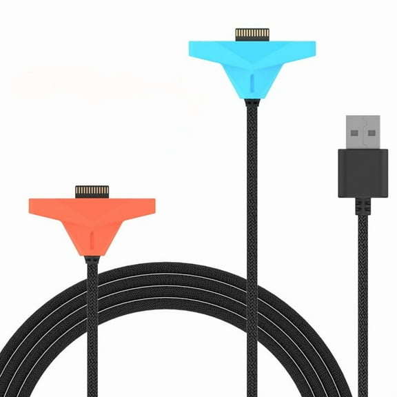 For Switch2 left and right handle charging cable Switch2 handle magnetic braided cable dual charging