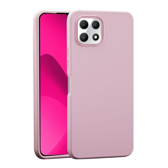 For T-Mobile REVVL 7 5G TPU Full Body Scratch Proof Shockproof Protective Hybrid Case Cover Pink