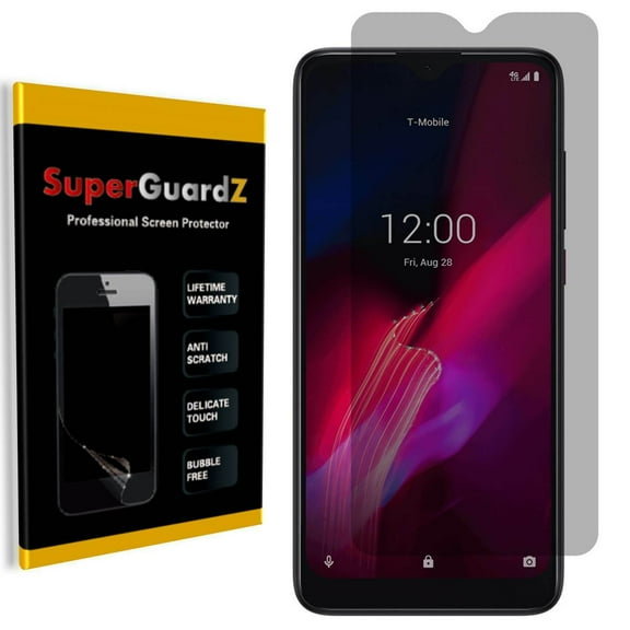 For T-Mobile Revvl 4 (2020 Release) - SuperGuardZ Privacy Anti-Spy Screen Protector, Anti-Scratch, Anti-Bubble, Anti-Fingerprint