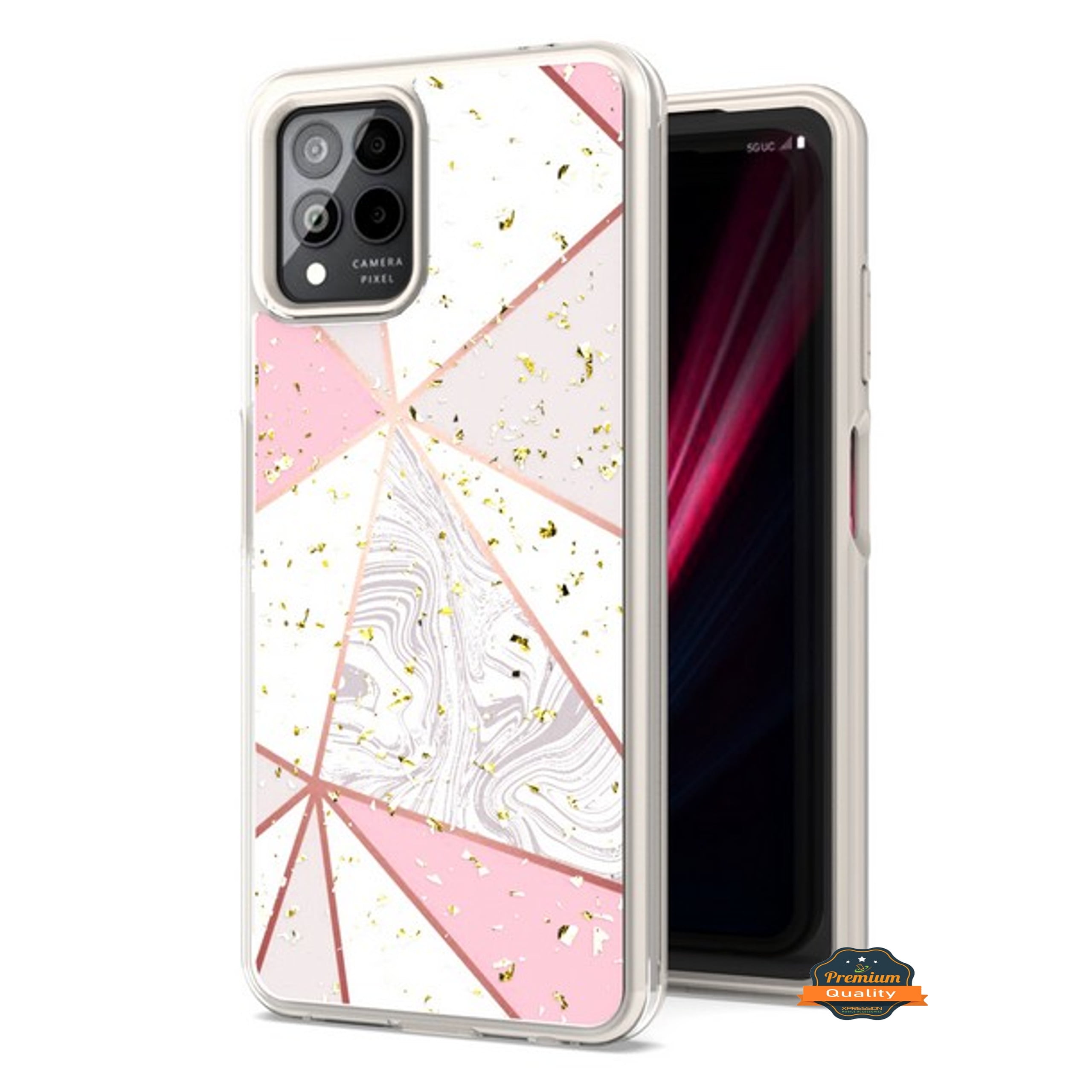 For T-Mobile Revvl Pro 5G Pattern Design Bling Glitter