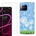 thumbnail image 1 of For T-Mobile Revvl 7 Pro 5G Phone Case, Shockproof Case Cover with Tempered Glass Screen Protector, by OneToughShield - Dandelion Sky, 1 of 3