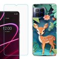 thumbnail image 1 of For T-Mobile Revvl 7 Pro 5G Phone Case, Shockproof Case Cover with Tempered Glass Screen Protector, by OneToughShield - Fawn Craft, 1 of 3