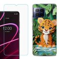 thumbnail image 1 of For T-Mobile Revvl 7 Pro 5G Phone Case, Shockproof Case Cover with Tempered Glass Screen Protector, by OneToughShield - Tiger Craft, 1 of 3