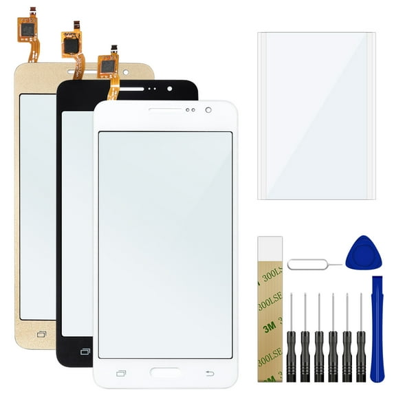 For T-Mobile Samsung Galaxy Grand Prime SM-G530T Replacement Front Touch Screen Digitizer Outer Glass Lens Tool Gold