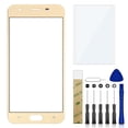 thumbnail image 1 of For T-Mobile Samsung Galaxy J3 Star SM-J337T Replacement Front Outer Glass Lens Screen Tool Gold, 1 of 5