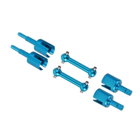 For TAMIYA TT01 TT02 RC Car Drive Shaft Upgrade Quality Aluminum, Blue, Strong and Wear-Resistant