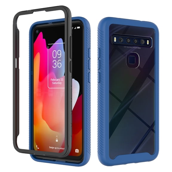 For TCL 10L Starry Sky Solid Color Series Shockproof PC + TPU Case For TCL 10L