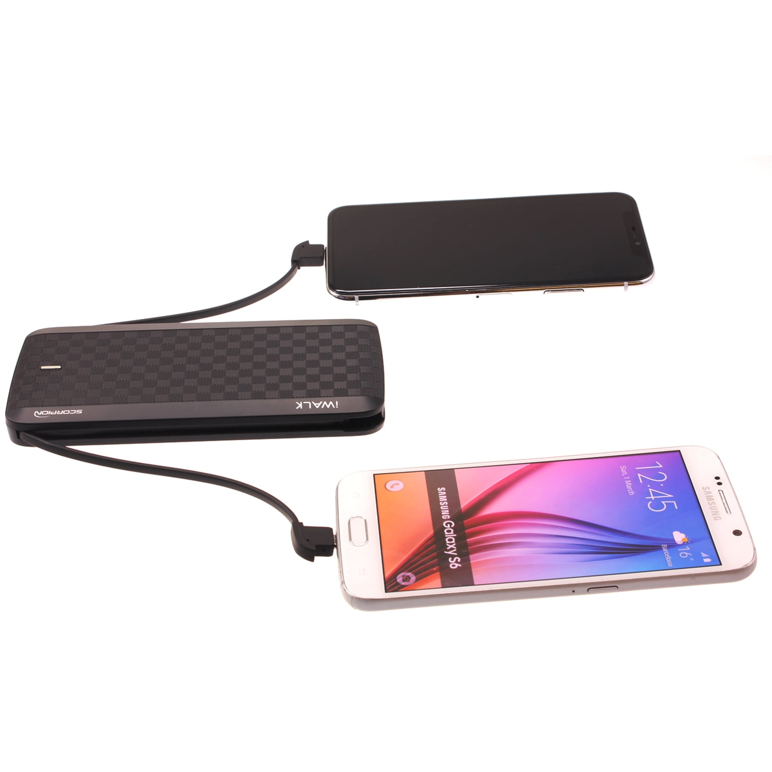 For TCL 30/40 XE 5G - 8000mAh Power Bank, Charger Backup Battery Portable Built-in Cables All-in-One Slim External for TCL 40 XE 5G, 30 XE 5G Phones