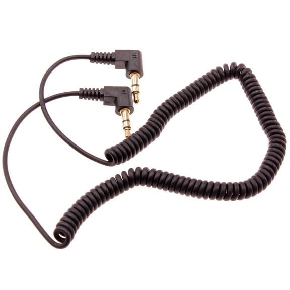 For TCL 30 Z/T - Aux Cable 3.5mm Adapter Car Stereo Aux-in Audio Cord Speaker Jack Wire Coiled