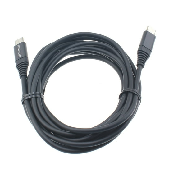 For TCL 40 XE 5G, 30 XE 5G - 10ft Long USB-C Cable, Fast Charge Power Cord (Type-C to Type-C) Wire Sync Braided D1Q