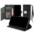 thumbnail image 1 of For TCL 40 XE 5G T609DL Wallet ID Flip Pouch Cover Phone Case - Black, 1 of 4