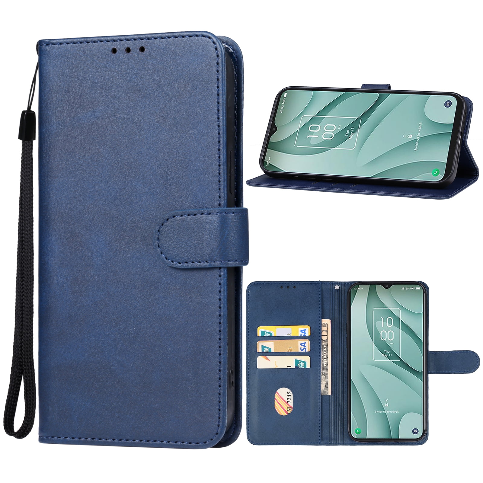 For TCL 40 XE Leather Phone Case For TCL 40 XE - Walmart.com