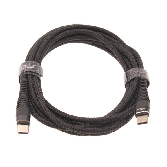For TCL 40 XL/XE/X/NxtPaper - 10ft PD Cable Type-C to USB-C Charger Cord Power Wire Sync Braided