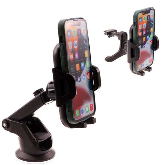 For TCL 40 XL/XE/X/NxtPaper - Car Mount Windshield Air Vent Phone Holder Glass Cradle Suction Stand