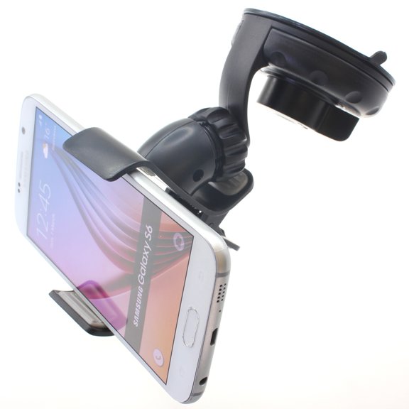 For TCL 40 XL/XE/X/NxtPaper - Car Mount Windshield Holder Glass Cradle Rotating Clip