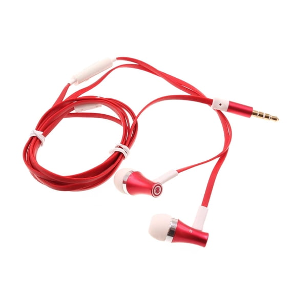 For TCL 40 XL/XE/X/NxtPaper - Wired Earphones Hi-Fi Sound Headphones Handsfree Mic Headset Metal Earbuds In-ear Earpieces