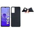 thumbnail image 1 of For TCL 40R 40 R 5G TPU 1-Piece Flexible Skin Cover Cell Phone Case - TPU Black, 1 of 5