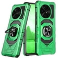 thumbnail image 1 of For TCL 50 XL 5G NXTPAPER T702W Robotic Ring Kickstand Phone Case - Green, 1 of 6