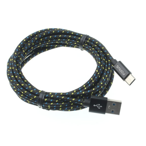 For TCL ION X - 10ft USB Cable Type-C Charger Cord Power Wire USB-C Long
