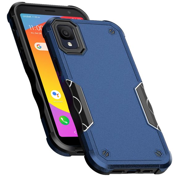For TCL ION Z Slim Tough Shockproof Hybrid Heavy Duty Dual Layer TPU Bumper Rugged Rubber Defend Armor Cover ,Xpm Phone Case [ Blue ]