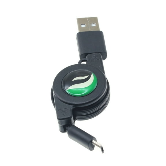 For TCL ION Z - USB Cable Retractable MicroUSB Charger Power Cord Sync