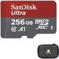thumbnail image 1 of For TCL ION Z/X - 256GB Memory Card w Carry Case Sandisk Ultra High Speed MicroSD Class 10 MicroSDXC, Hard Cover, 1 of 6