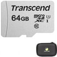 thumbnail image 1 of For TCL ION Z/X - 64GB Memory Card w Carry Case Transcend High Speed MicroSD Class 10 MicroSDXC, Hard Cover, 1 of 4