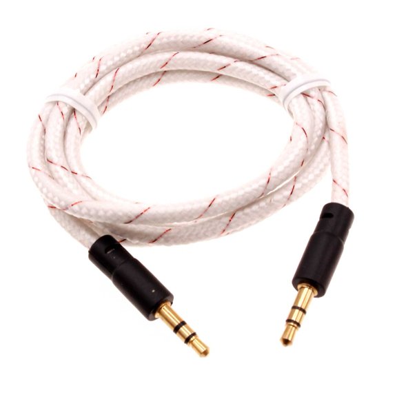 For TCL ION Z/X - Aux Cable 3.5mm Adapter Car Stereo Aux-in Audio Cord Speaker Jack Wire Braided