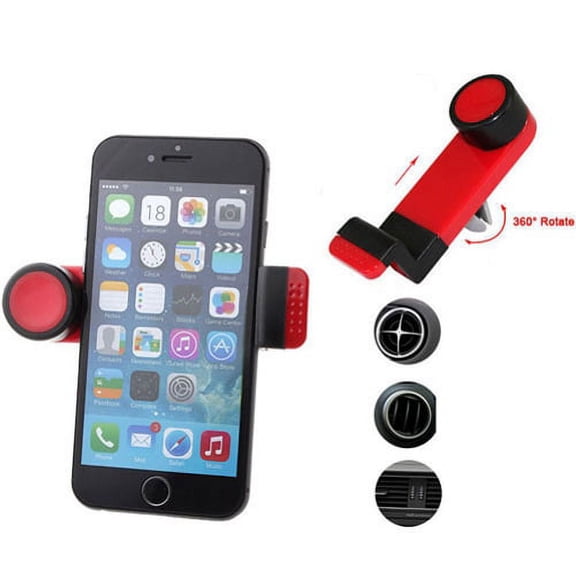For TCL ION Z/X - Car Mount Air Vent Holder Swivel Cradle Strong Grip